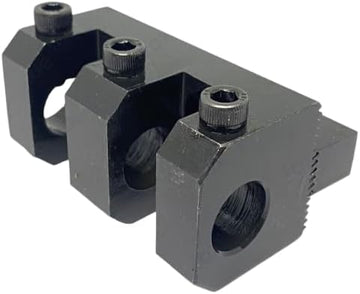 TAURISH 1/2" Shank Boring Bar Turning Tool Post Holder Set - Holds up to 5/8" Boring Bar, Precision Ground, Maintenance-Free Operation