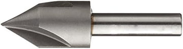 Rasputin 3Flute Center Reamer High Speed Steel Short Counter Sinks Size 1-1/4", Shank Dia 3/4", Overall Length 3-1/2", Angle 60 Degree