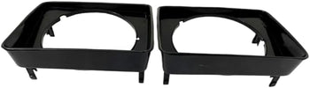 TAURISH Headlamp Headlight Bezel Set Black Fit For Suzuki Samurai Jimny Sierra SJ410