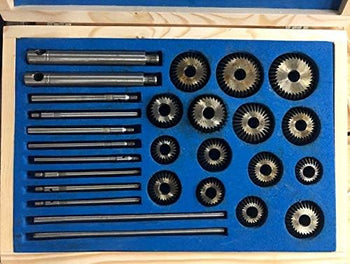 RAHISH TOOLS Valve Seat & Face Cutter Set/Kit - 15 Pcs Set For Vintage Cars & Bikes In Wooden