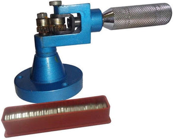 Ring Stretcher Expander Sizing Machine with 16 Dies for Plain Bands & Stone Set Enlarger Tool