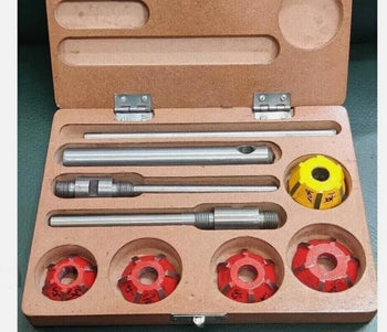 Taurish Carbide Tipped Valve Seat Cutter 5 Pcs Set For Vintage & Modern Car & Bikes