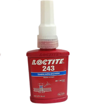 Genuine Henkel Loctite 243 X 50ml Medium Strength Oil Tolerant Threadlocker Blue Operating Temperature – 55°C to +150°C
