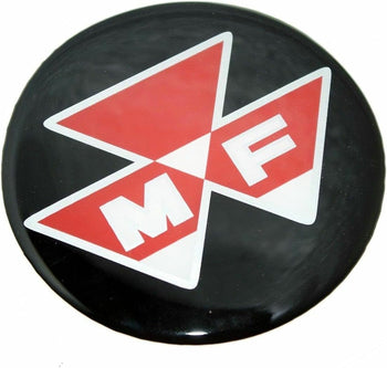 TAURISH Massey Ferguson 240 165 175 185 Round Black Red White Logo Sticker Unit 85mm