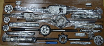 OMEX BRITISH STANDARD PIPE BSP PARALLEL TAP AND DIE SET - 8 SIZE 1/8