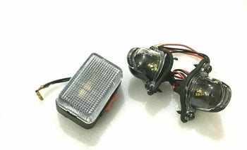 Royal Crusaders Suzuki Samurai Sierra SJ410 413 Number Plate Lights Pair & Roof Light