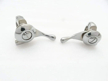 Royal Crusaders BSA,Norton,AJS.Matchless Chromed Choke Lever Set (LH&RH) 1