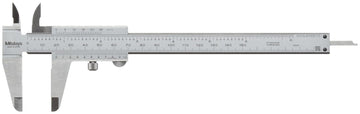 Mitutoyo 522-601 Vernier Caliper, Stainless Steel, Inch/Metric, 0-6" Range, +/-0.002" Accuracy, 0.0078" Resolution