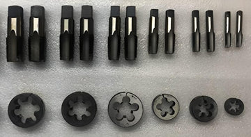 TAURISH BSP/BSPP (British Standard Pipe) Tap and Die Set 18 Piece