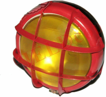 TAURISH Fog Light LAMP with Yellow Lens 12V Tractor Universal Fit