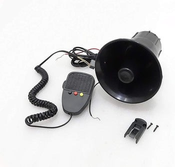 Royal Crusaders 3 Tone Electronic 12V Siren/Horn Suitable for Universal CAR Jeep Bus