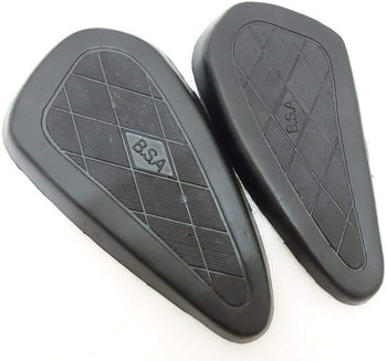 Royal Crusaders BSA M20 M21 M23 Rigid & Plunger Petrol Gas Tank Rubber Knee Pads