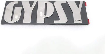 SUZUKI GYPSY PLASTIC CHROME MONOGRAM BADGE EMBLEM