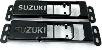 TAURISH for Suzuki Samurai Sierra Gypsy Door Hinge Step Foot Peg Metal Foldable Black
