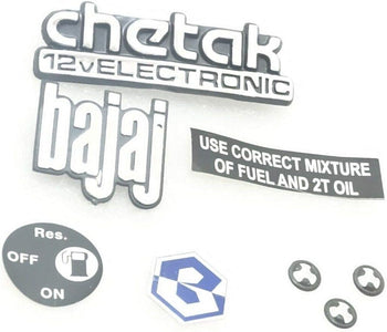 Royal Crusaders Badge Emblem Logo For Bajaj Chetak Classic Rally VBB VLB Bajaj Sprint