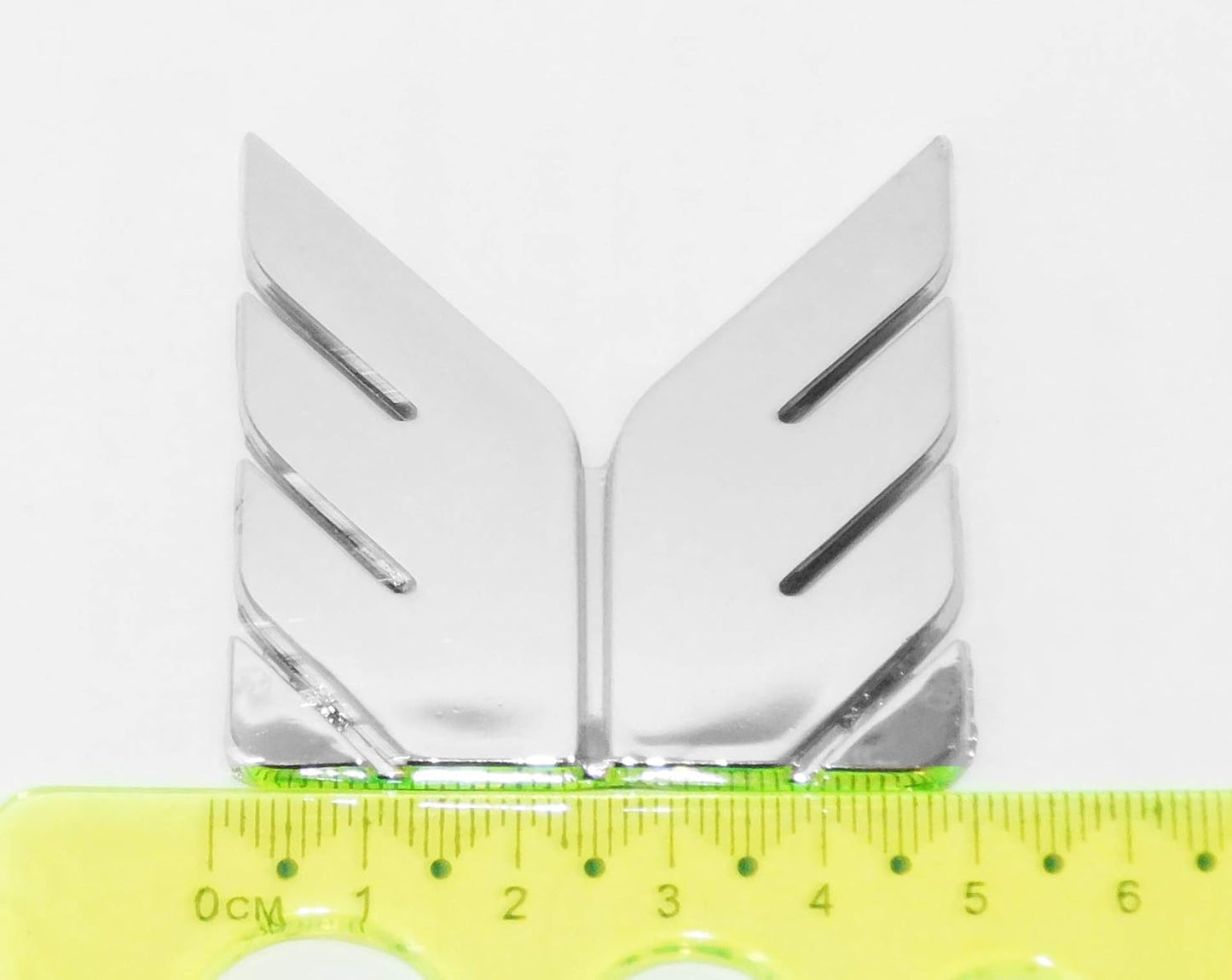 SUZUKI MARUTI FRONT GRILL GRILLE 3D CHROME EMBLEM LOGO BADGE SIGN DECAL LOGO"M" MARK SAMURAI JIMNY GYPSY SIERRA SANTANA ESTEEM CULTUS ALTO SUPER CARRY (APPROX SIZE: 50 MM / 2 INCH)
