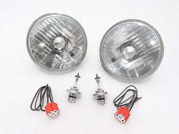 Royal Crusaders 7'' HEAD LIGHT SEALED BEAM WITH BULB HOLDER PAIR SUITABLE FOR SUZUKI SAMURAI GYPSY