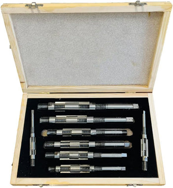 HSS Adjustable Hand Reamers 7 Pc Set (HV to H3# 1/4