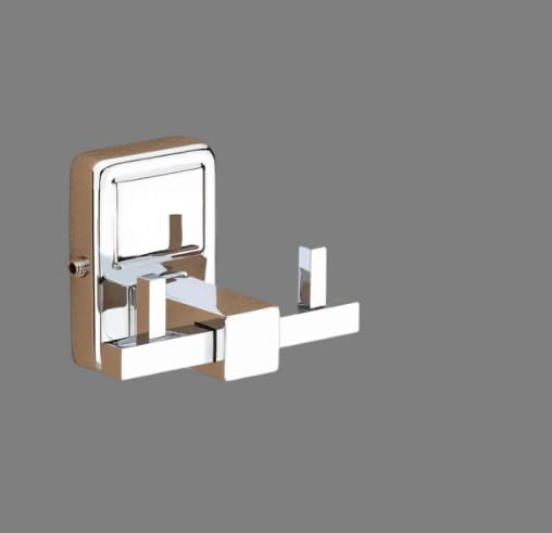 TAURISH Bathroom Cloth Hanger Door Wall Robe Hooks Rail for Hanging Keys,Clothes,Towel Steel Hook