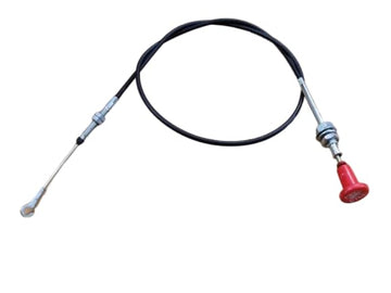 TAURISH For Mahindra Tractor Pull To Stop Choke Cable Female Ball End Socket