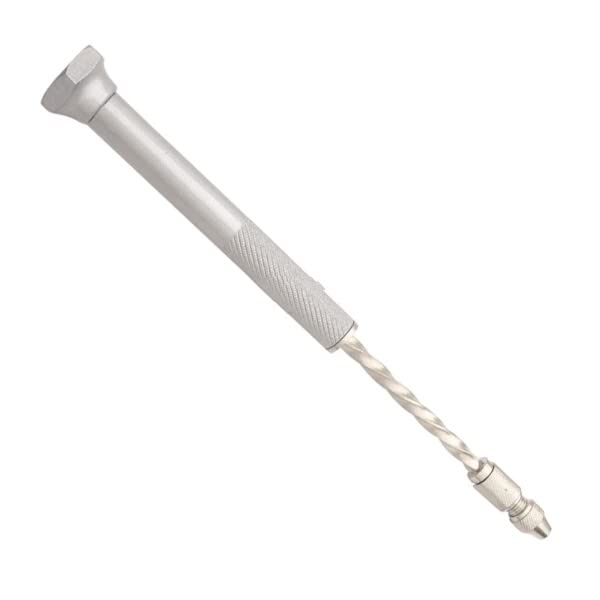 Drilling Tool, Aluminium With Extra Collets Silver Aluminium - 7”