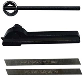 Lathe Parting Tool Holder With 2 Nos HSS Blade 1/16" x 5/16" x 3.1/2"