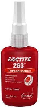 theseasonsale Catstail 50ml LOCTITE 263 red high Strength threadlocking Adhesive
