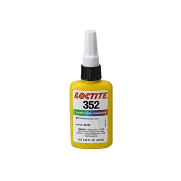 Loctite 352 Light Curing High Viscosity Acrylic Adhesive, 50mL Bottle