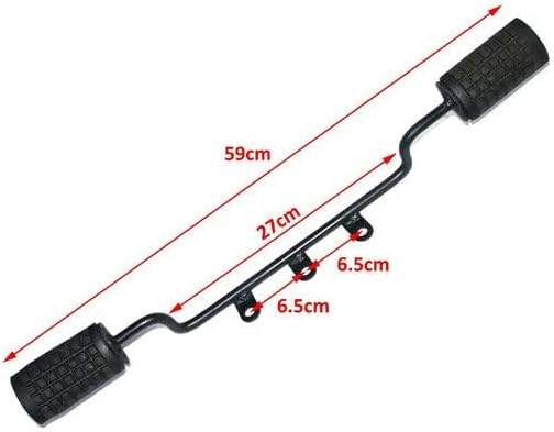 TAURISH Fit For Footrest Rod With Rubber For Ford 3600 Tractor