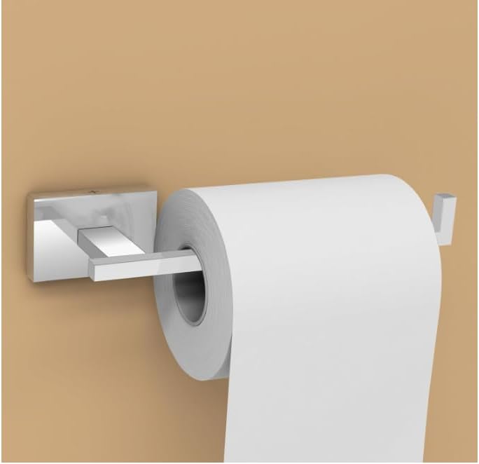 Stainless Steel Toilet Paper Roll Holder for Bathroom/Tissue Paper Holder Stand for Washroom/Bathroom Accessories