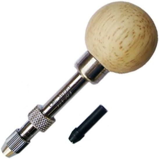 TAURISH Jewelry Wood Working Tool Wood Ball Head Pin Vise Hand Chuck 0-2.5 mm Capacity Collets