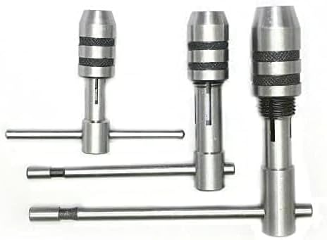 TAURISH Adjustable T-Handle Tap Wrench Set – 3 Piece M1-M4 / M4-M8 / M6-M12