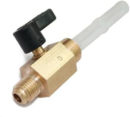 Taurish Fuel Petrol Diesel On/Off Vertical Brass Tap Switch Massey Ferguson