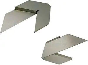 TAURISH Center Square Set 1-1/2" & 3" Machinist Centre Finder Gauge - Hardened Steel, Centring Hand Tool for Rapid Location of Round Bar or Disc Center
