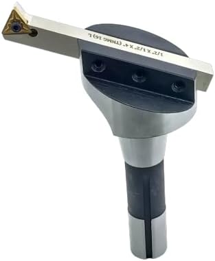 TAURISH Large Head 2.5" Inch Lathe Milling R8 Shank Fly Cutter with Indexable Flying Tool for Precision Surface Milling