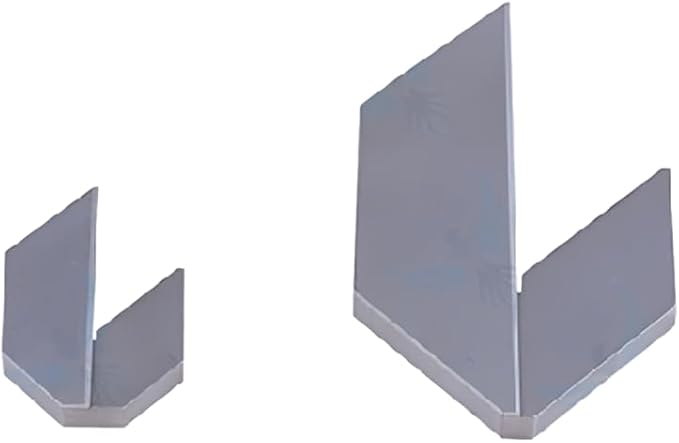 TAURISH Center Square Set 1-1/2" & 3" Machinist Centre Finder Gauge - Hardened Steel, Centring Hand Tool for Rapid Location of Round Bar or Disc Center