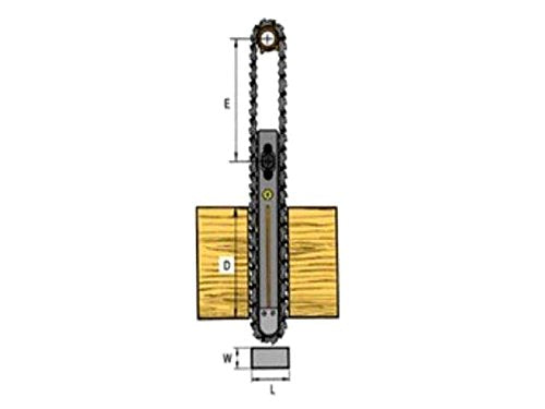 Mortising Chain Set & Sprocket Width 1.1/2 Length 1.3/4" and 36 Links