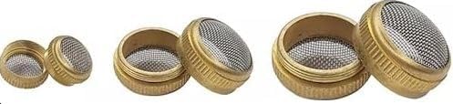 TAURISH Screw Type Mesh Basket for Watch Cleaning Machine - Set of 3 Baskets 16,25,50mm, Gold