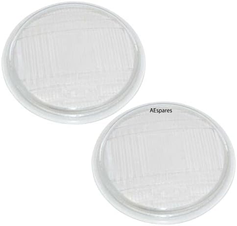 TAURISH Front Headlight Right Left Replacement Glass Set 'Massey Ferguson' 135