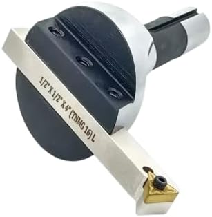 TAURISH Large Head 2.5" Inch Lathe Milling R8 Shank Fly Cutter with Indexable Flying Tool for Precision Surface Milling