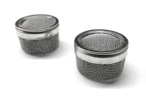 TAURISH Ultrasonic Cleaner Mini Basket Set Small Parts Mesh Holder for Screws and Tiny Components 2 Pieces Pack