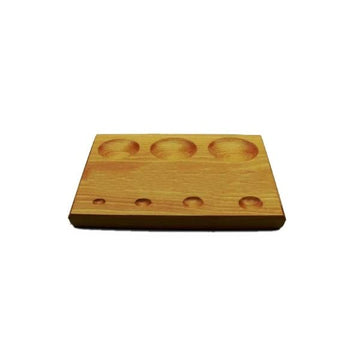 TAURISH Professional Dapping Block Hardwood Oval Shape