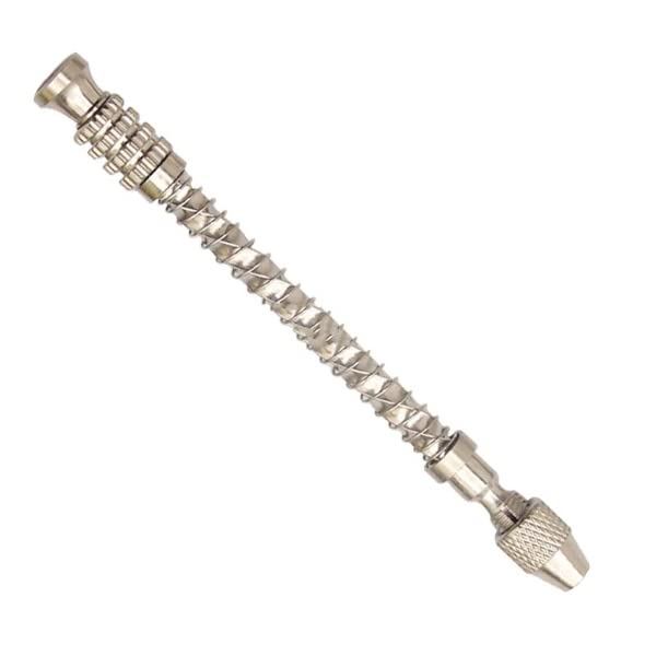 Drill Mini Brass Nicklled With Spring – 4” (105mm)
