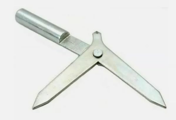 Taurish Heavy Duty Center Finder Square 1-1/2" 38mm with Round Bar Finder Head Dia 3/8"