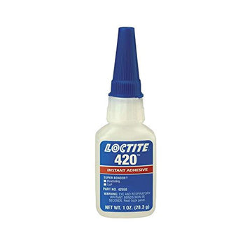 Super Bonder® 420™ Instant Adhesive (Meets MIL-A-46050C Type II, Class I), Clear, 1oz Bottle