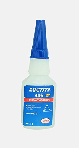 Loctite 406 (40640) 406 Prism Instant Adhesive (Wicking Grade), 20 Gram Bottle