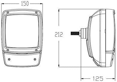 JCB Telehandler Backhoe Loaders Loadall Headlight Head Light Lamp Headlamp Indicator fit in various models.