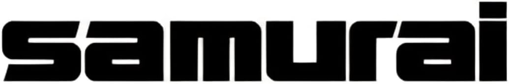 TAURISH Samurai Tailgate Sticker Decal Black for Samurai 86-95 Size 325mm X 48mm