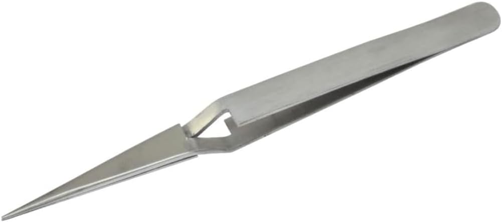 TAURISH Straight Cross-Locking Tweezers 120mm Length - Jewelry Tool