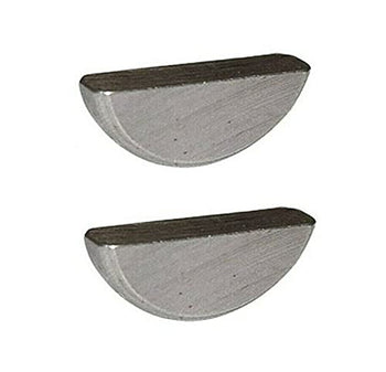 TAURISH 2X Steering King Pin Shaft Woodruff Key Fits 'Massey Ferguson' TE20 35 135